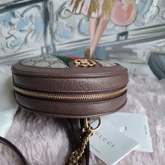 GUCCI Brown Ophidia GG Supreme Mini Backpack. Brand new in a box - Picture 12 of 14